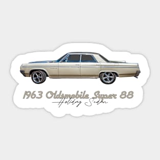 1963 Oldsmobile Super 88 Holiday Sedan Sticker